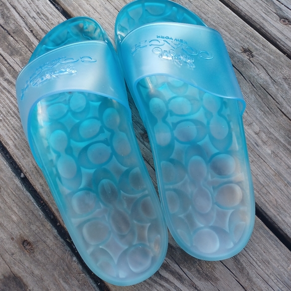 Coach Jelly Pool Sandles NWOT - Picture 6 of 7